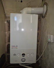 New combi boiler on brickwork in Yorkshire — Boiler Rescue 247