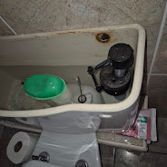 Old cistern internals removed in Yorkshire — Boiler Rescue 247