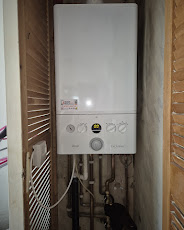 Boiler serviced in cupboard in Yorkshire — Boiler Rescue 247
