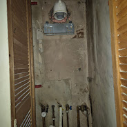 Old boiler removed — before shot in Yorkshire — Boiler Rescue 247