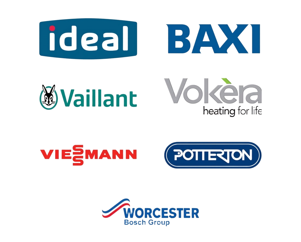 Boiler brands we repair & install — Ideal, Baxi, Vaillant, Vokèra, Viessmann, Potterton, Worcester Bosch