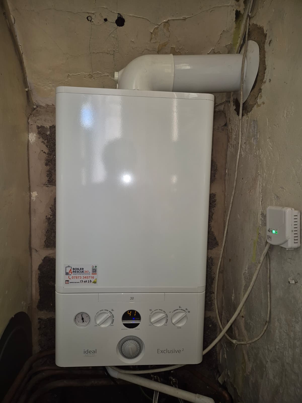 Old Worcester Swapped for Ideal Exclusive 2 — Before & After — after — recent job by Boiler Rescue 247