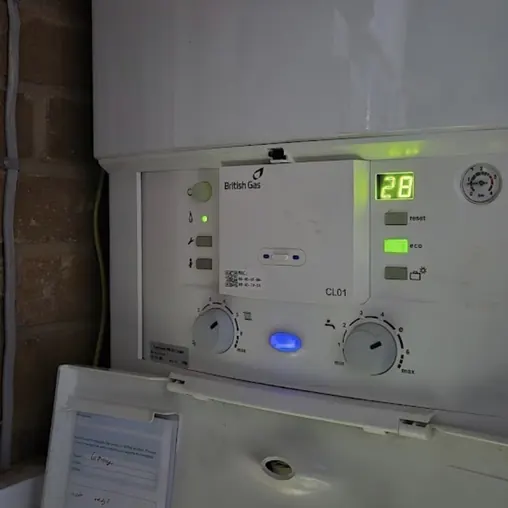 British Gas Boiler Service in West Yorkshire — recent job by Boiler Rescue 247 Gas Safe engineer